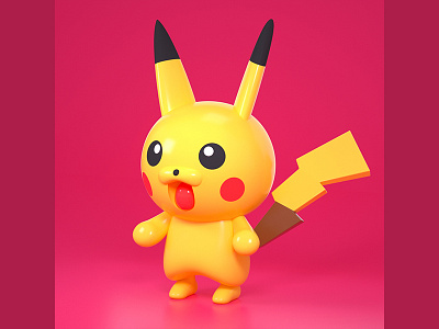 Pikachu c4d