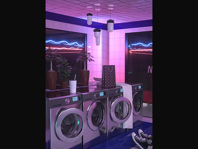 Laundry room 4d cinema