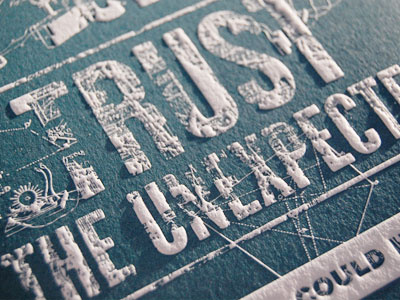 The Creative Manifesto 2014 Letterpress Calendar