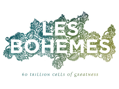 Les Bohemes logo v2 identity logo