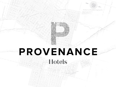 Provenance identity . logotype v1 identity logo