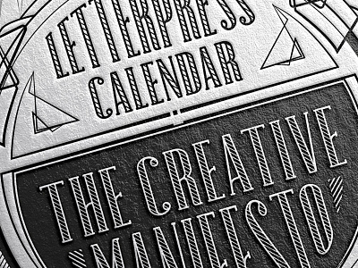 The 2016 letterpress calendar is coming