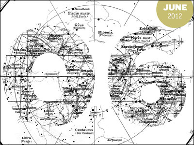 2012 letterpress calendar preview (june) barral calendar fabien letterpress print
