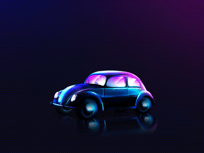 Little Monster car beetle monster effects after animation graphics motion peter other