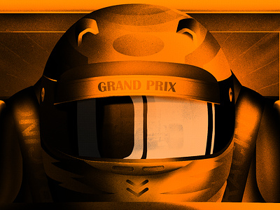 F1 Grand Prix after automotive car car club design f1 grain grand prix graphics halftone helmet illustration motion noise other racing texture