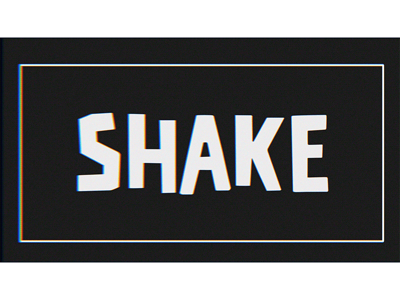Shake 03 after animation branding design effects gif grain graphics lines logo motion noise other peter shake tunnel typography vector