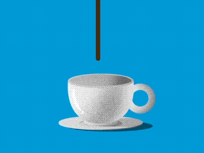 Breakfast Gif animation breakfast coffee cupcake graphics illustration motion salad transformation