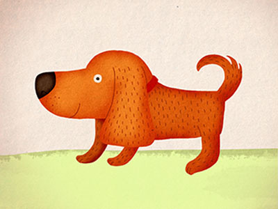 illustration for book for Children "Can I Have A Dog, Please!"