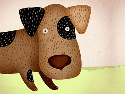 illustration for book for Children "Can I Have A Dog, Please!"
