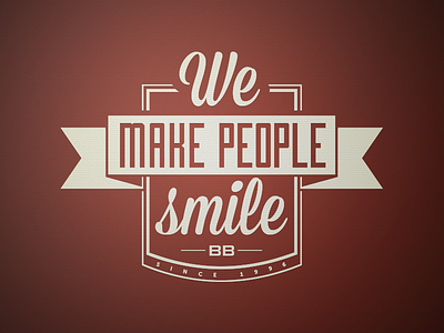 We make People Smile icon logo