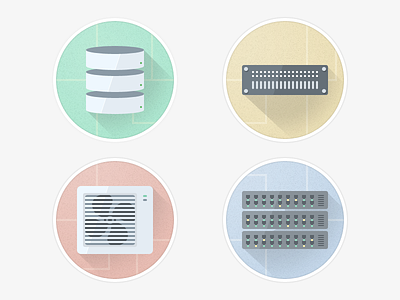 data center icons air conditioning data center database fan flat hardware icons router server switch