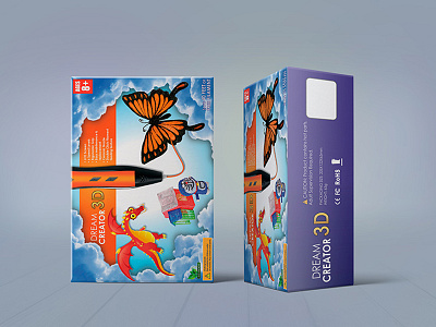 Dream Creator 3D - Packaging branding design graphic packaging