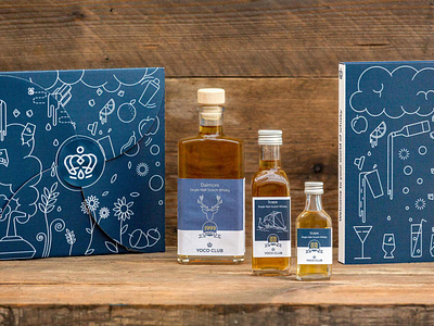 YoCo Club Packaging box design illustration packaging postal print scotch scotland whisky