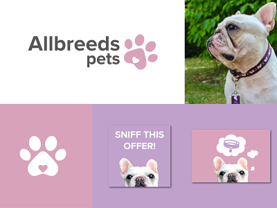 Allbreeds pets brand design branding dog dogs identity design logo pet pets petshop