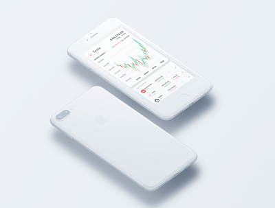 Trading app app design minimal ui ux