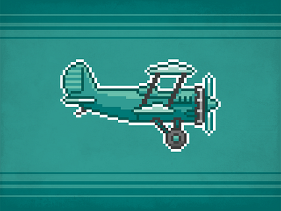 Plane Pixel ⎜ Pixel Art