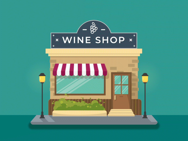 Wine Shop ⎜ Motion Design