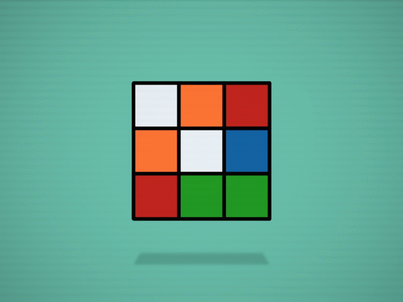 Rubik's Cube - Behind the Frames ⎜ Motion Design 2d 3d animation animation loop aurélien tardieu cube gif green loop motion motion art motion design motion designer rubik rubiks cube toy video youtube