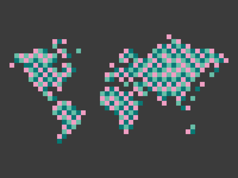 Pixel Earth ⎜ Motion Design