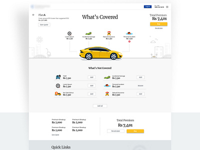 Insurance website landing page [Concept]