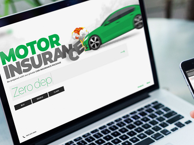 Motor Insurance Website [Concept]