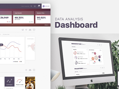 Data Analysis Dashboard Tool [Concept] back end complex dashboard ui data visualization graphic modern responsive tool