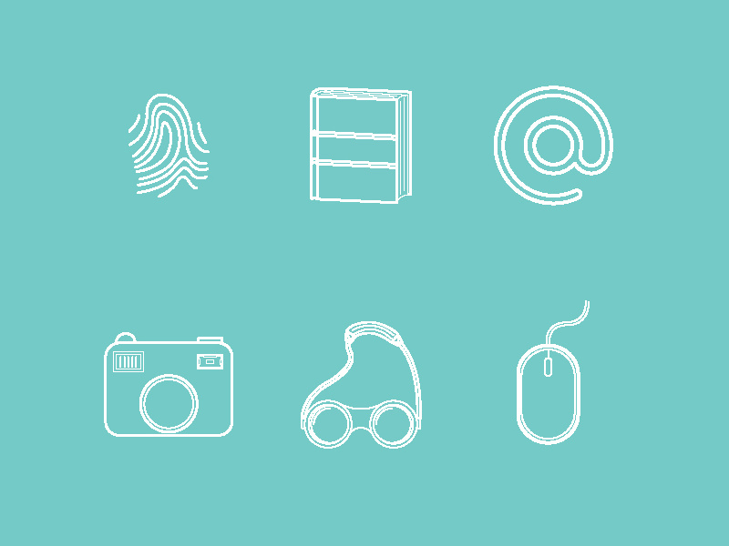 Icons CV by eliana on Dribbble