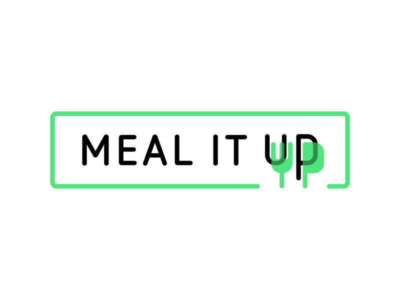 Meal It Up Logo Animation after effects animation app food gif logo meal
