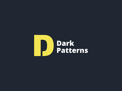 Dark Patterns identity logo