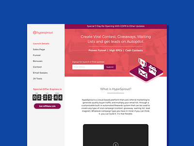 Landing Page Design illustration landing page onepager