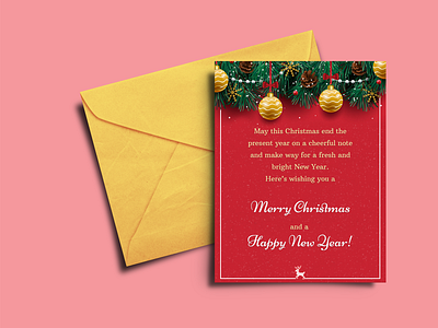 Christmas Greetings for customers chritsmas greetingcard print