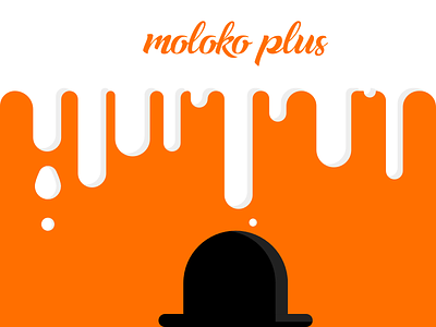 Moloko Drips art clockwork orange concept illustration movie poster vector