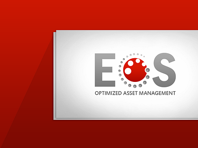 EOS Digital Asset Management concept logo
