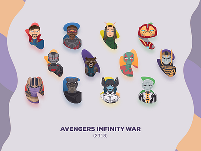 Avengers Infinity War avengers doctor strange drax guardians of the galaxy hulkbuster infinity war marvel snap stickers superhero thanos war machine