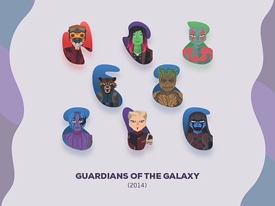 Guardians of the Galaxy drax gamora groot i am groot marvel nebula racoon rocket ronan star lord superhero tivan