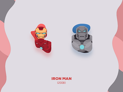 Iron Man avengers characters icon illustration iron man iron monger ironman marvel marvel cinematic universe robot sticker stickers superhero