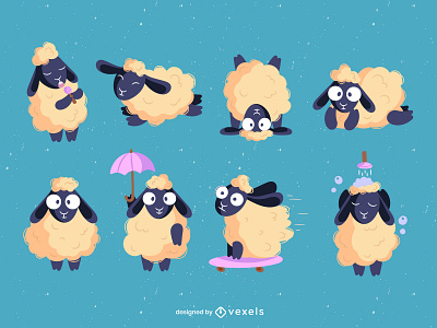 Cute sheeps  for VEXELS.COM