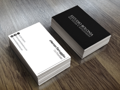 Estudio Bolonia Cards design graphic