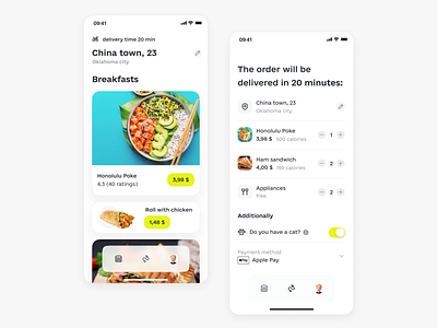 🍔 Delivery app app branding design graphic design illustration logo typography ui ux vector