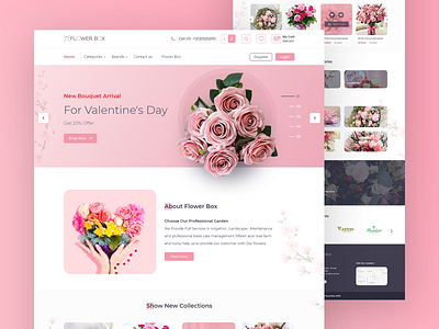 Flower Shop UI Design