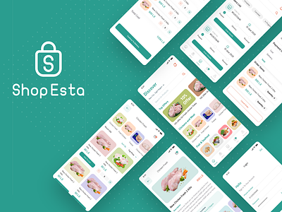 ShopEsta Ecommerce App cart e-commerce online pay sale shop ui ux
