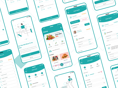 Wever Delivery Orders App delivery design food mobile app orders ui ux
