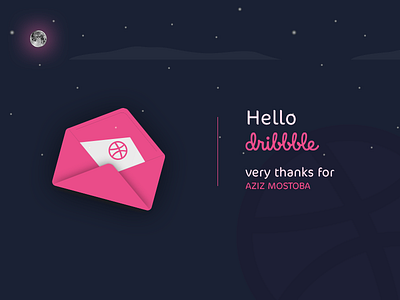 Hello dribbble dribbble invitation