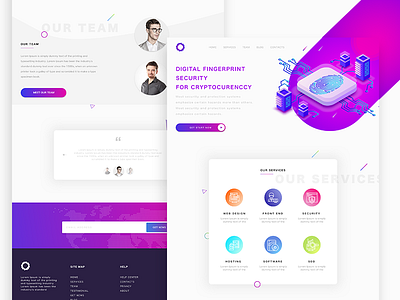 Software Company Landing Page