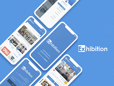 Exhibition Mobile App android app design exhibitions home ios material design mobile app splash ui ux