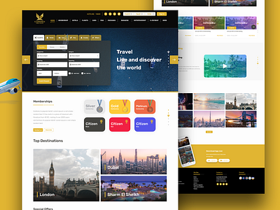 Traveling and Tourism Website Club world