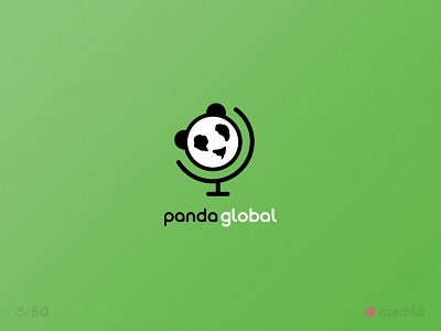 Daily logo challenge. 3/50 daily logo daily logo challenge logo panda panda global