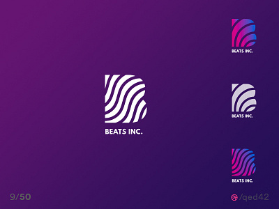 Daily logo challenge. 9/50 beats daily logo daily logo challenge flow logo music online music streaming