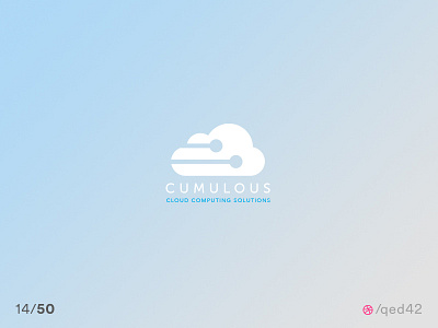 Daily logo challenge. 14/50 cloud cloud computing daily logo daily logo challenge logo technology