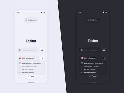 Task planner app dart design flutter mobile package ui